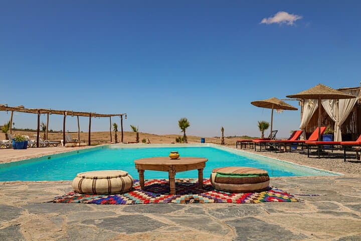 Marrakech to Agafay Desert Pool & Moroccan Lunch Experience