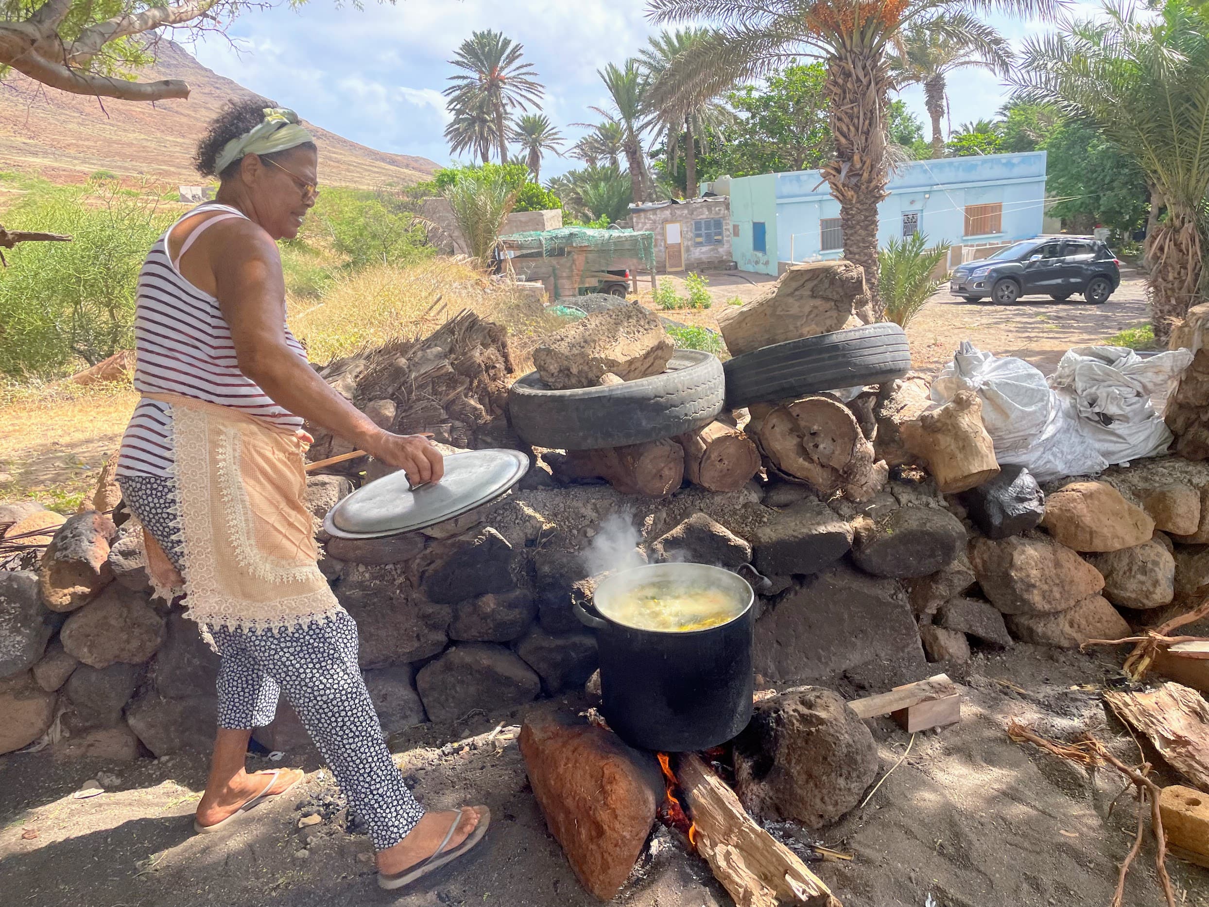 Excursion d'une demi-journée à São Vicente: culture, déjeuner Catchupa et musique live