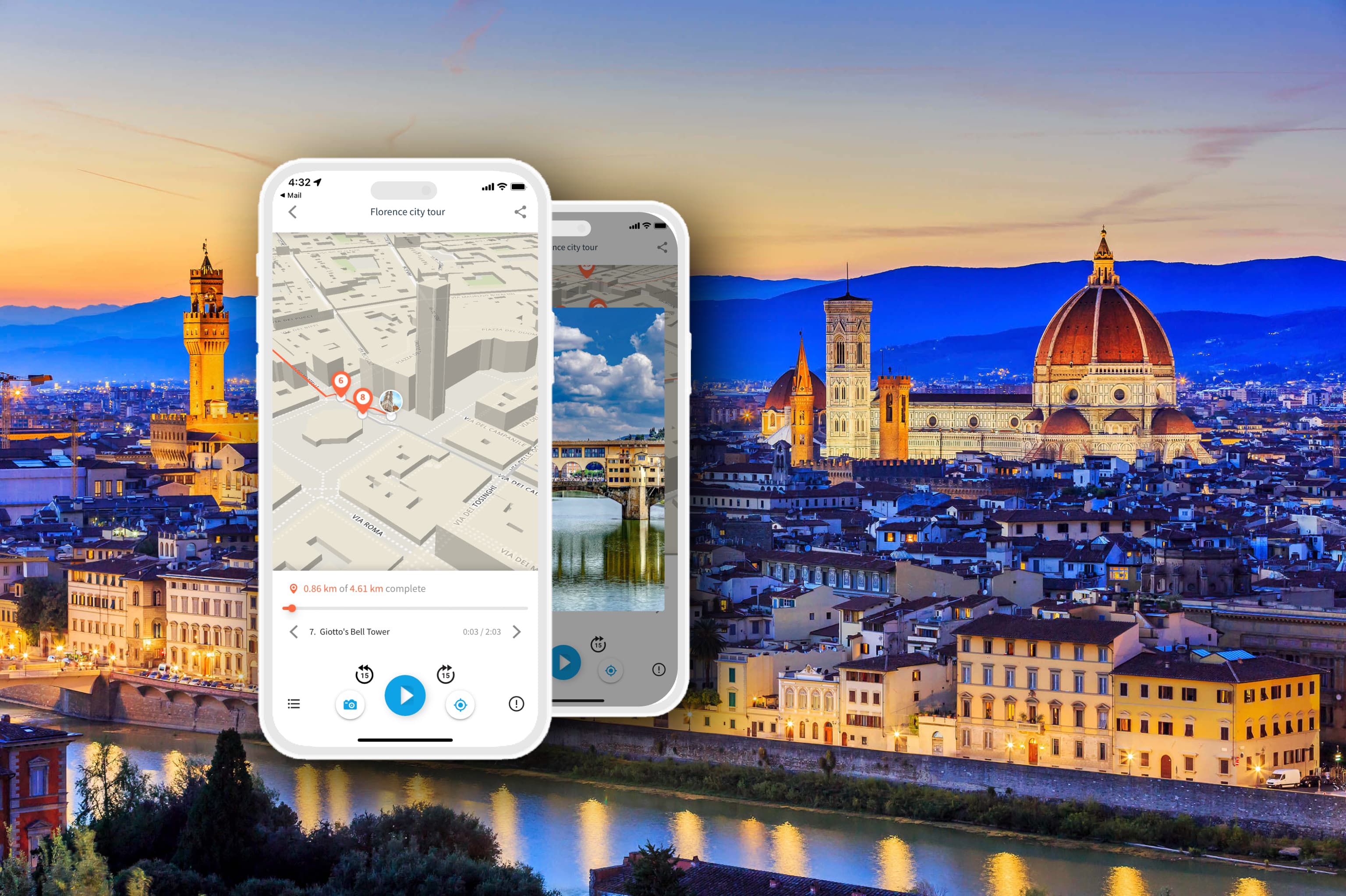 Florence: City Tour with Audio Guide
