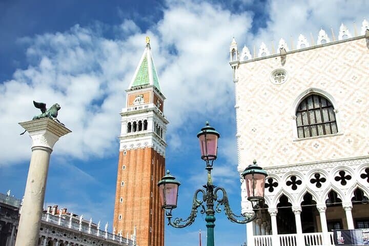 St. Mark’s Bell Tower with Panoramic Views + San Marco History Gallery
