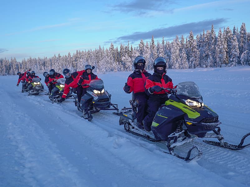 Snowmobile safari “Lappish Circle”, Levi