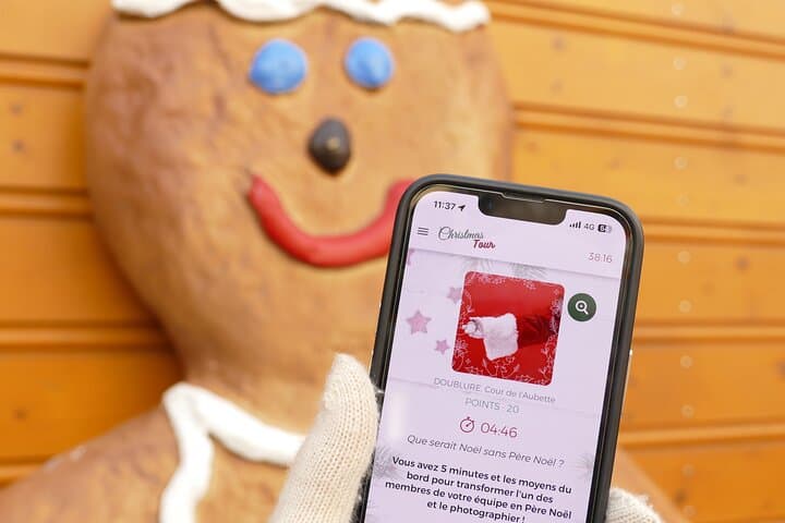Unusual track game on Christmas markets in Reims