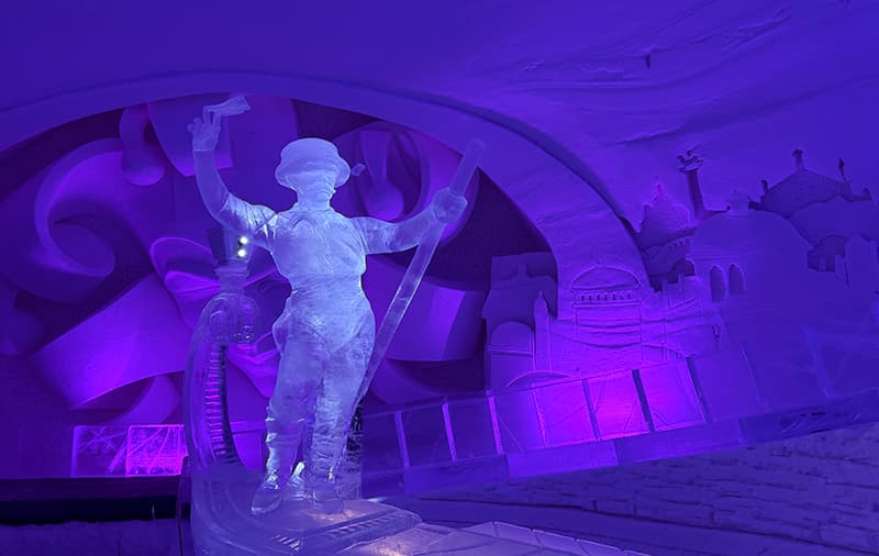 Visit to Lainio Snow village