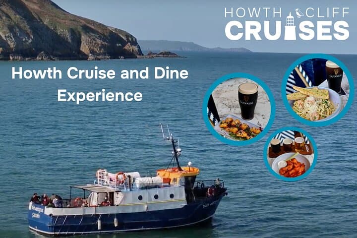 Howth Coastal Cruise and Dine Experience