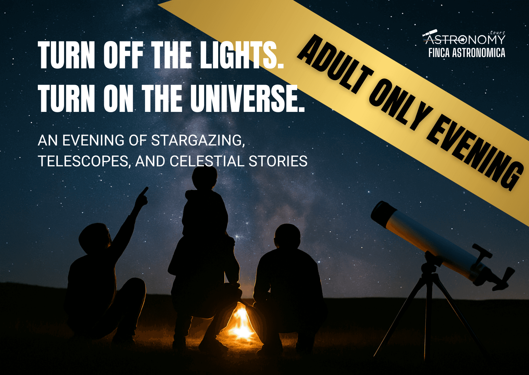 Adult Only Astronomy Night - Stargazing Experience in Finca Astronomica