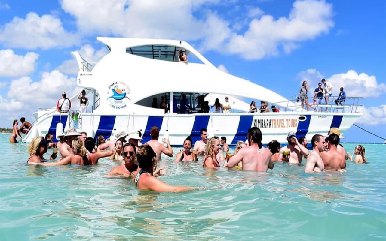 Punta Cana Booze Cruise, Snorkeling, Sand-Bar with Entertainment & Open Bar