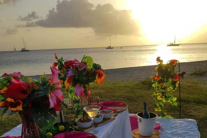 St Lucia Beachfront Sunset Picnics with a Concierge 