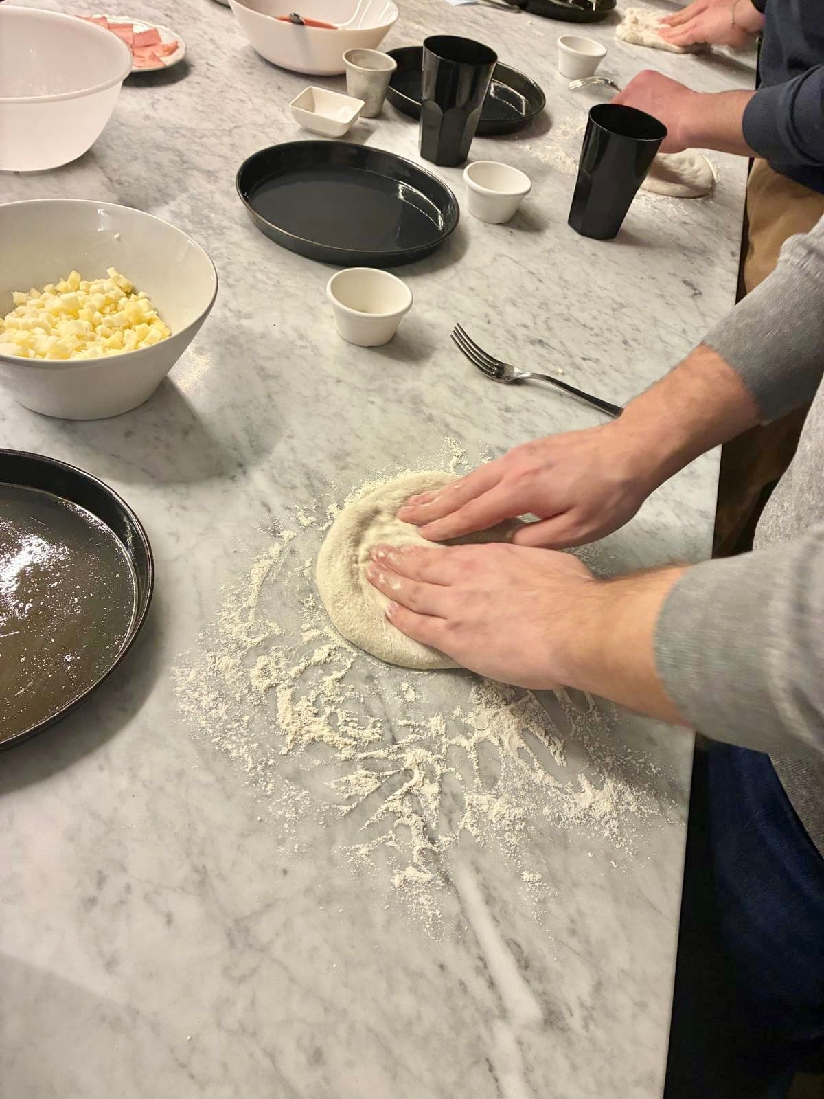 Pizza and Tiramisu Making Experience