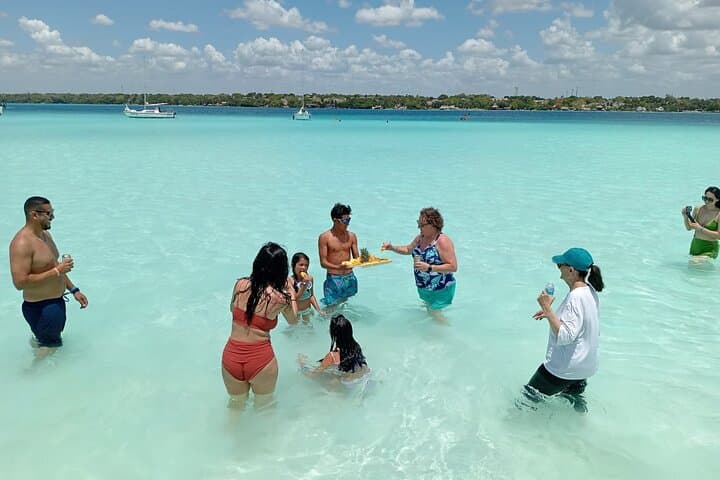  Bacalar Seven Color Lagoon Boat Tour 
