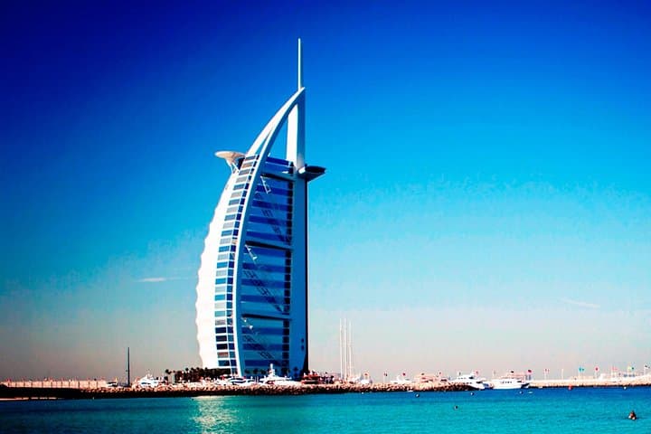 Dubai City Highlights with Water Canal Dhow Cruise Dinner Combo