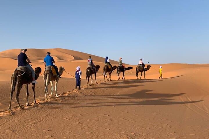 5 Days trip Tangier to Chaouen, Fez, Merzoga desert and Marrakech