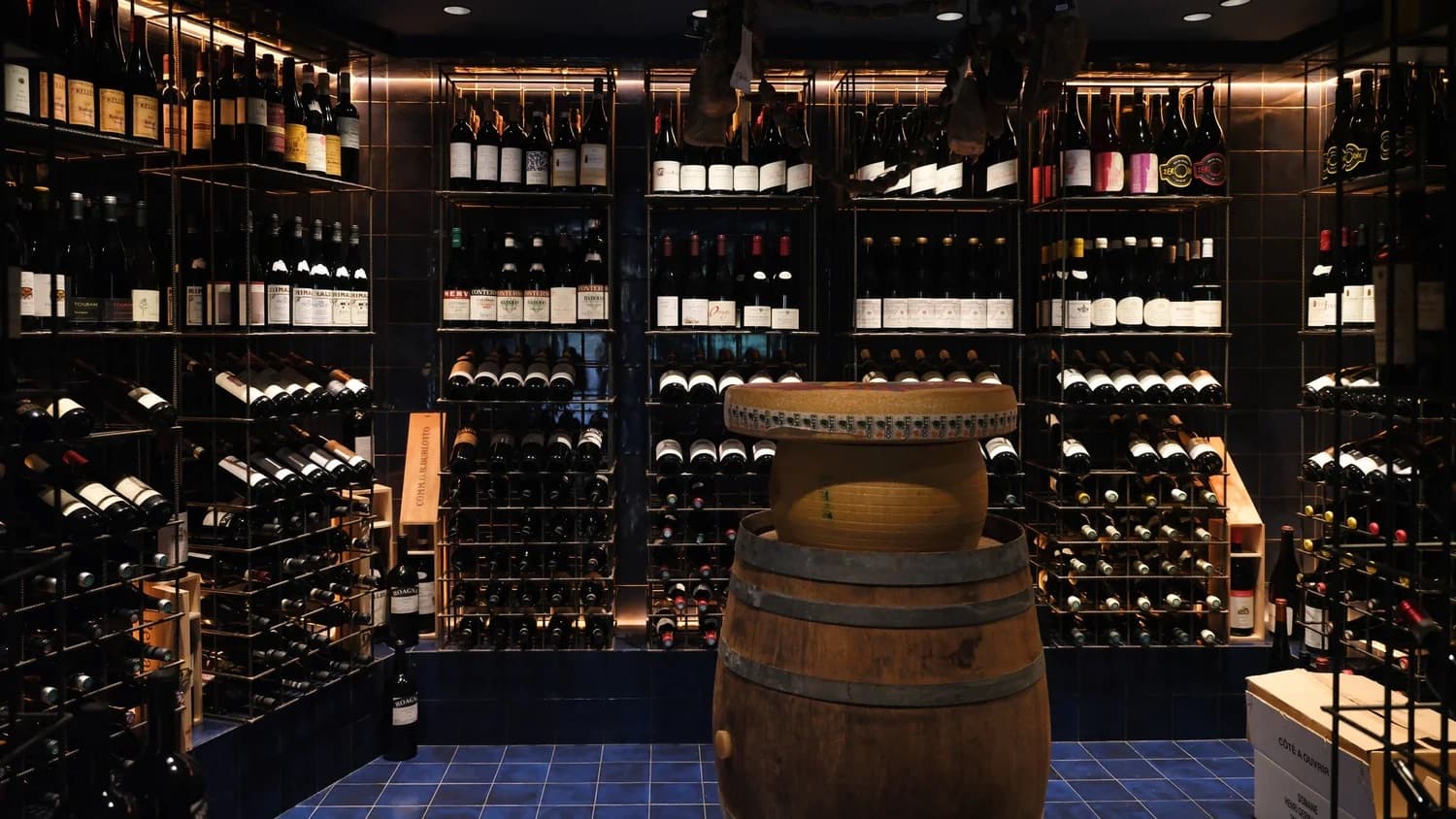The finest French wines from exceptional restaurant wine list on trendy rue Segurane 
