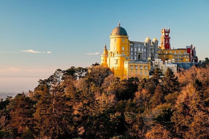 Sintra Mountains Private Tour with Pena Palace & Moorish Castle Tickets