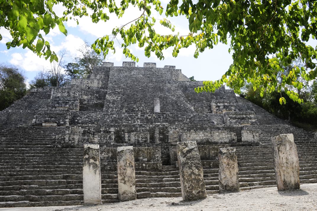 Calakmul Biosphere Reserve from Costa Maya