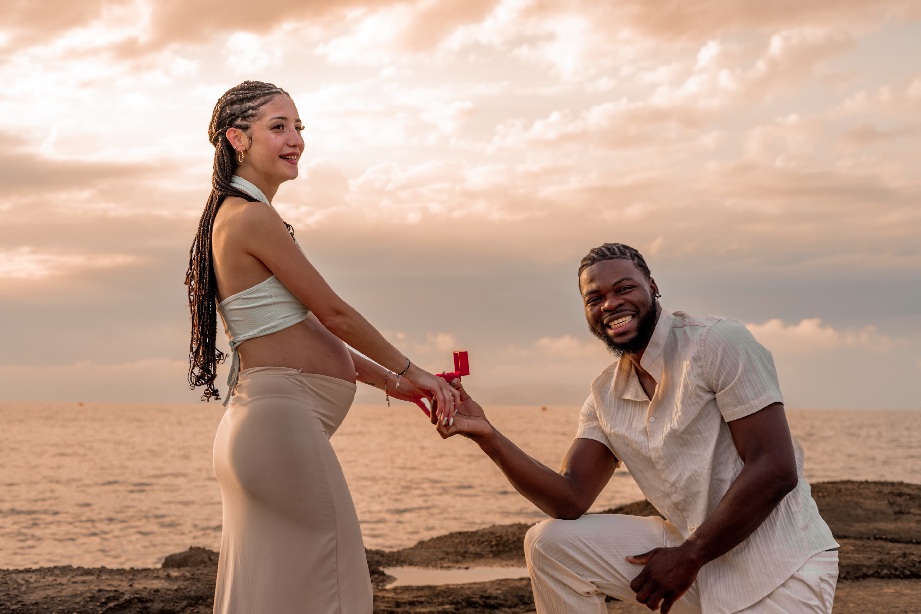Surprise Proposal Photoshoot at Heraklion Venetian Port
