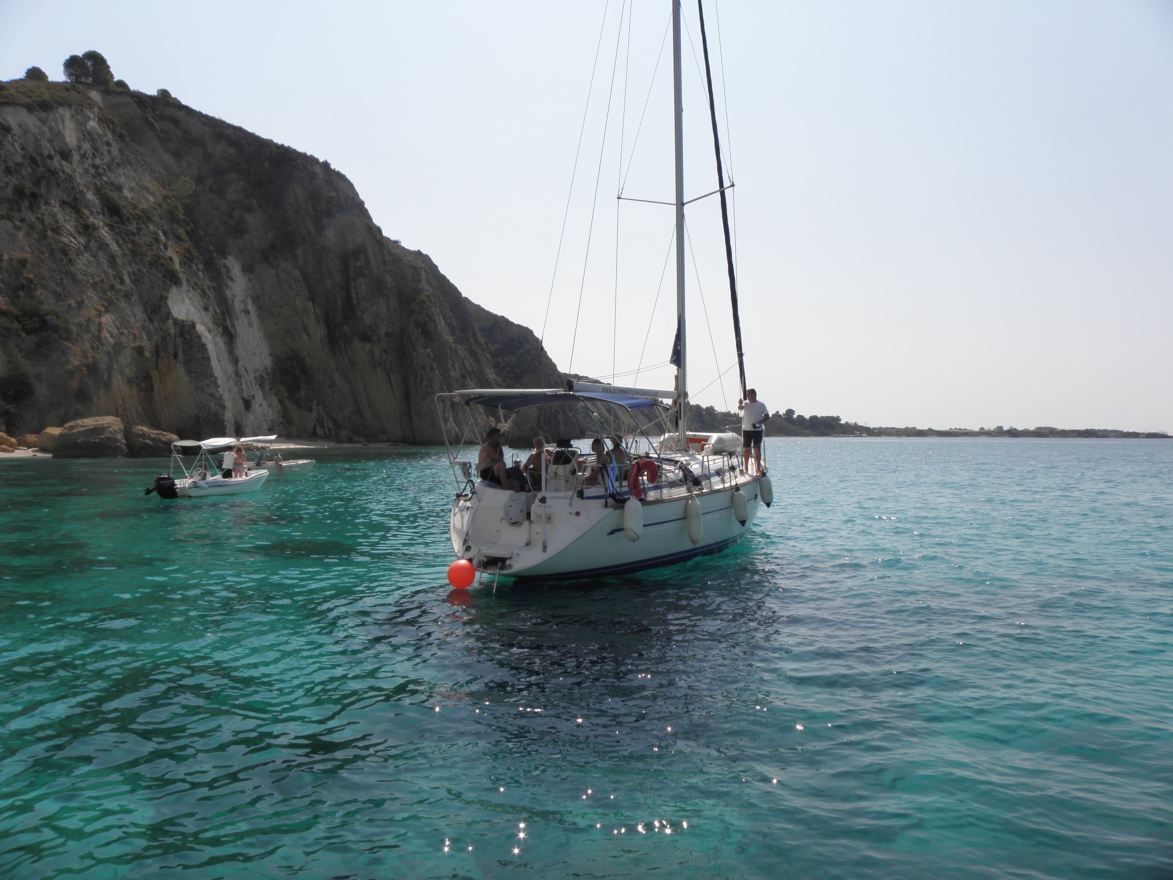 Half-Day Private Sailboat Cruise from Argostoli Port with Swim Stops 
