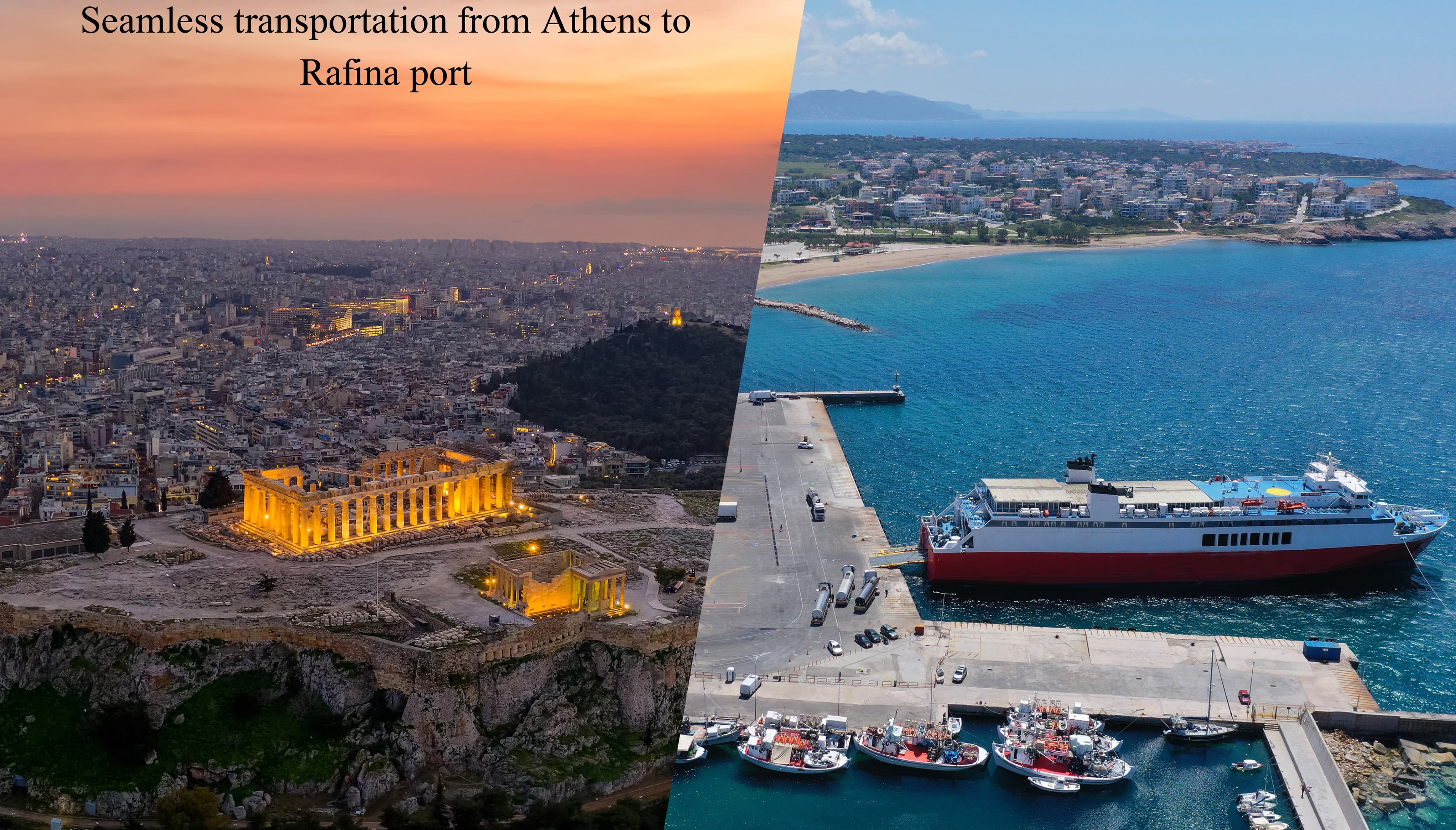 From Athens to Rafina Port Transfer Services
