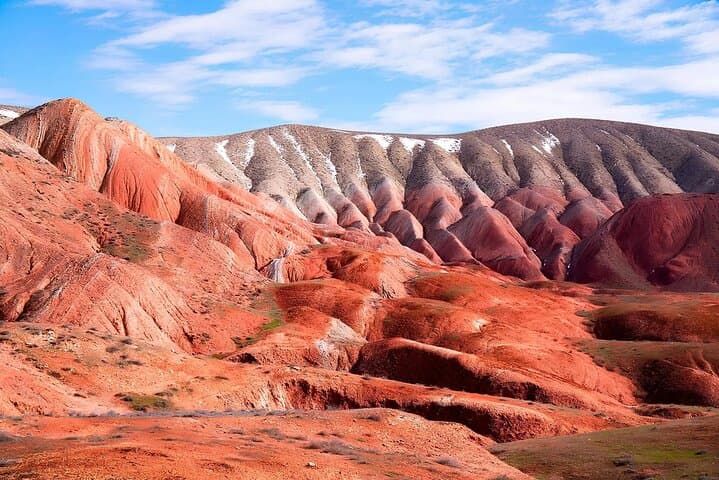 A Full Day Adventure: Khinalig, Guba & Candy Mountains Tour