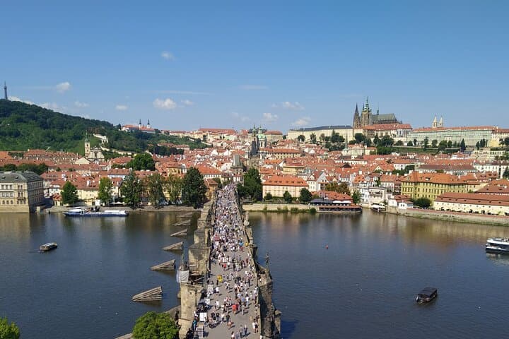 Castillo de Praga con entradas