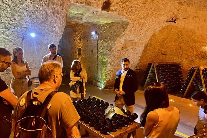 GRAND VINTAGE Taittinger Veuve Clicquot Cellars & Tastings trip.