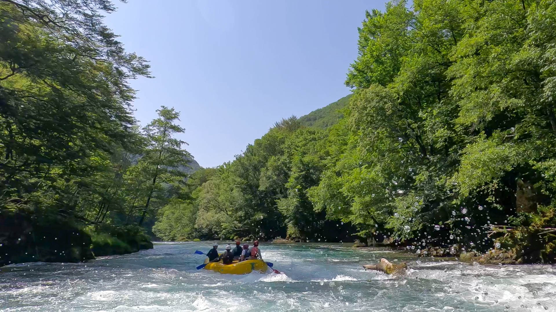 Epic Una whitewater rafting in Croatia