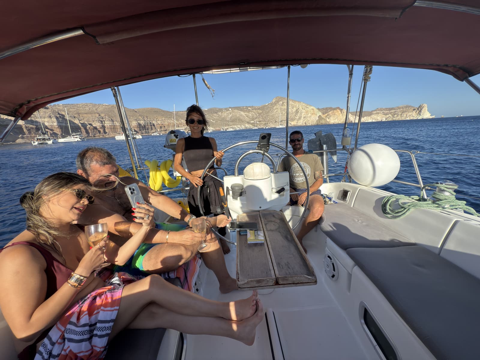 Private Santorini Sailing Day-Tour