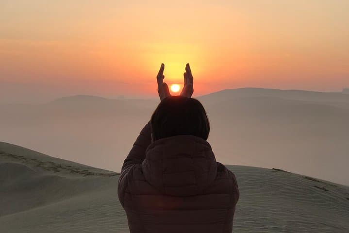 Sunrise Desert Safari with Quad bike and Sandboarding,