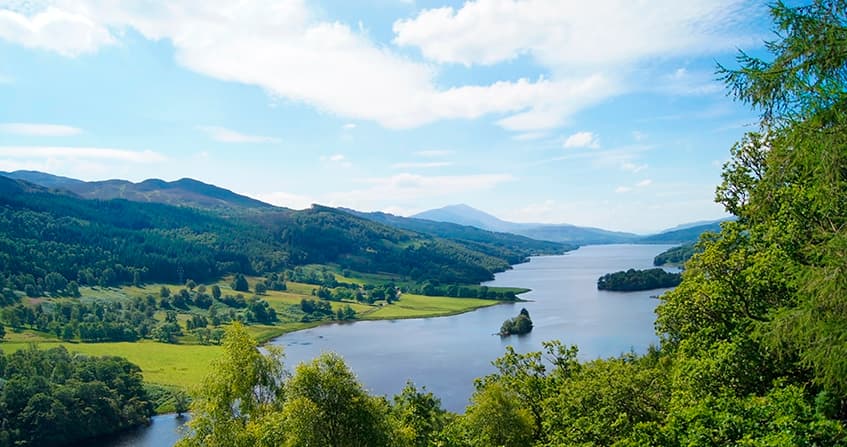 QV-ES Highlands, Mirador de la Reina y William Wallace