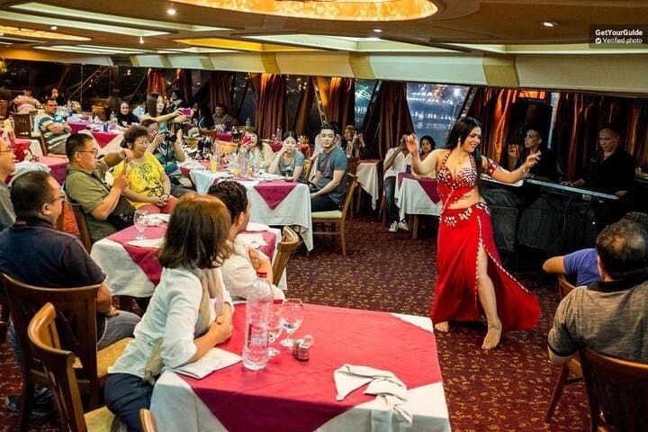 Nile Dinner Cruise with Belly Dancing & Folklore Show in Cairo