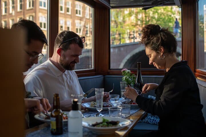 Amsterdam Private Dinner Cruise incl Drinks & 2-course Dinner 2hr