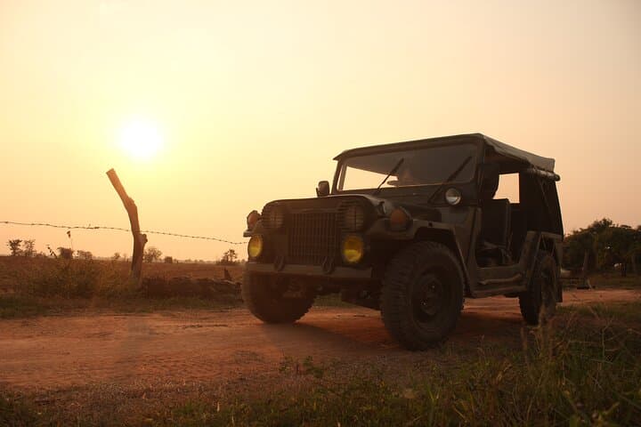 Sunset Drinks in the Countryside by Jeep
