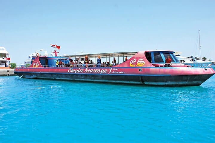 2 Hour Semi Submarine and Snorkel Tour in Hurghada