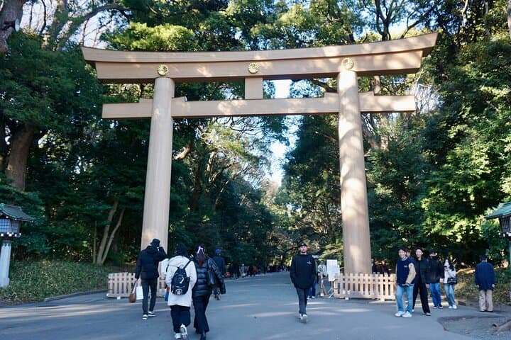 Tokyo: Harajuku Meiji Shrine to Shibuya Crossing Guided Tour