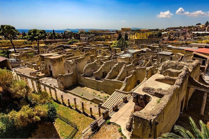 From Naples: Herculaneum Guided Tour & Entrance Ticket Included 