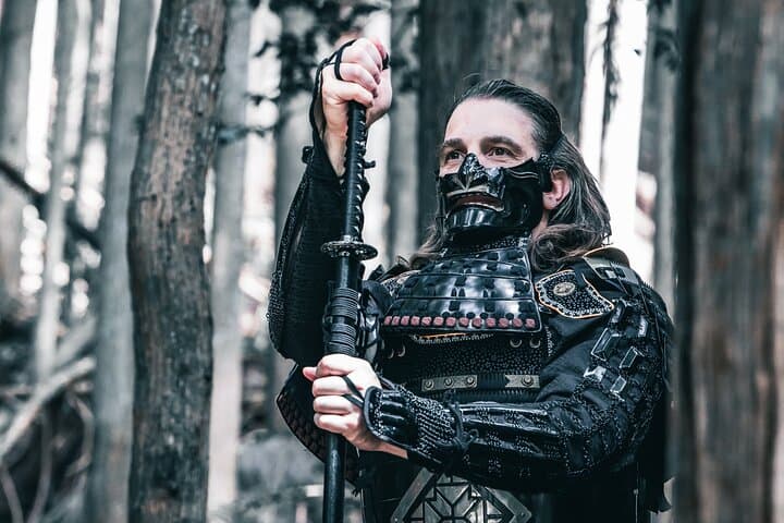 Outdoor Samurai Armor Experience in Kyoto Arashiyama