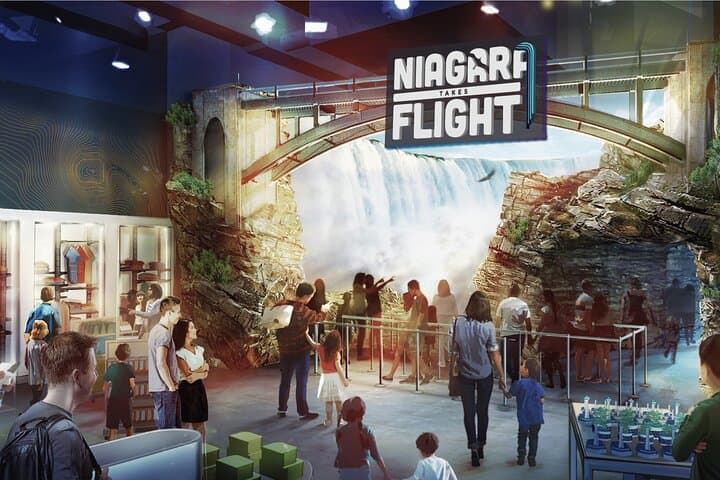 Niagara Flying Theatre Ride + Skylon Tower Guided Tour Canada