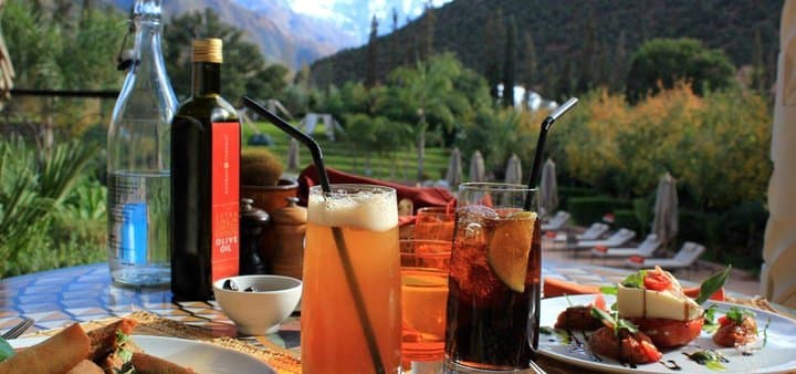 Kasbah Tamadot :Lunch at the Bransons