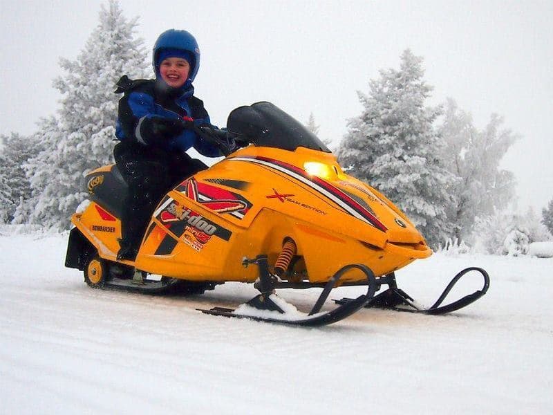 Family Snowmobile Safari with Sausage Grilling, Rovaniemi