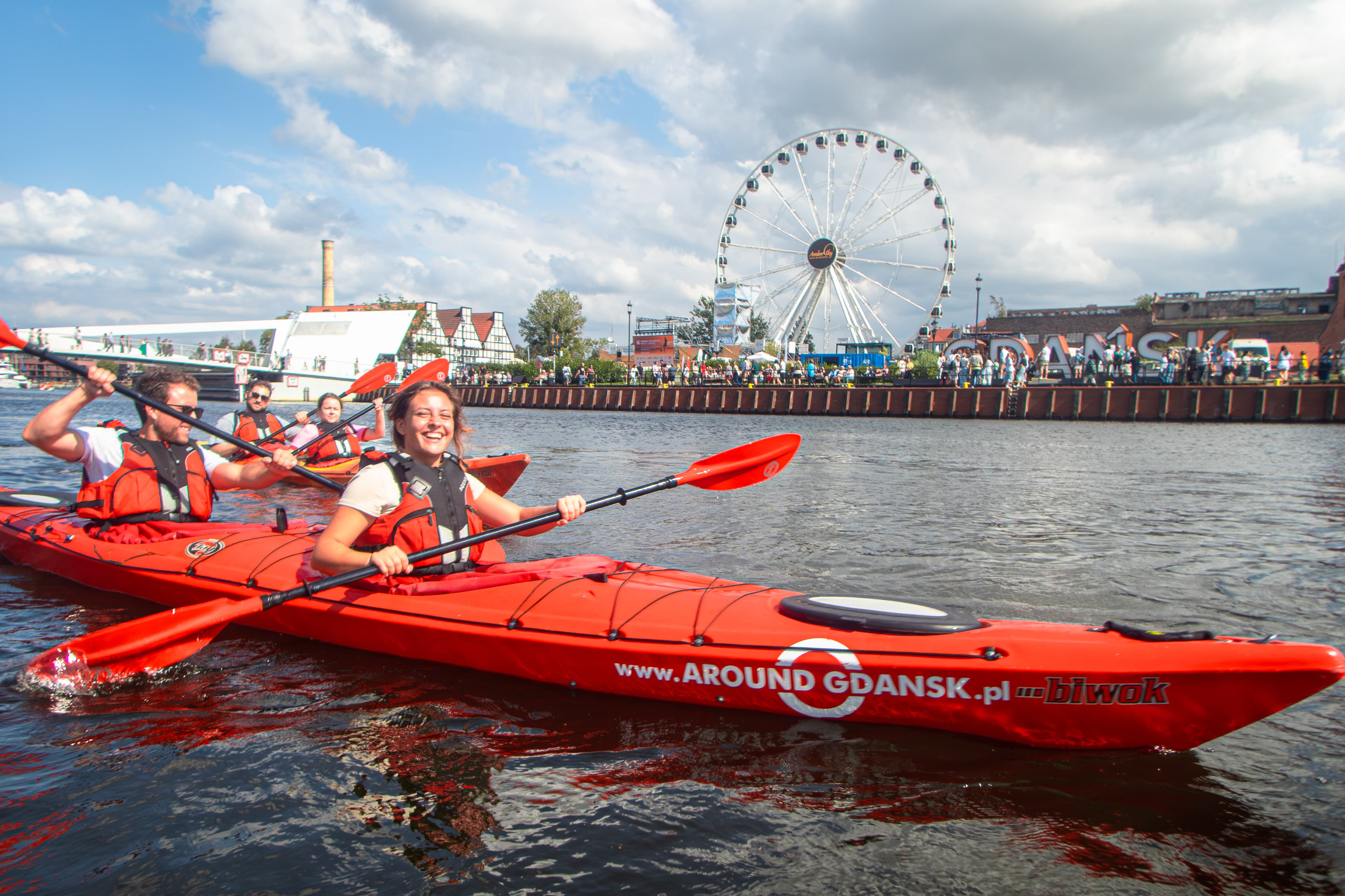 Guided Sightseeing Kayak Tour at Gdansk