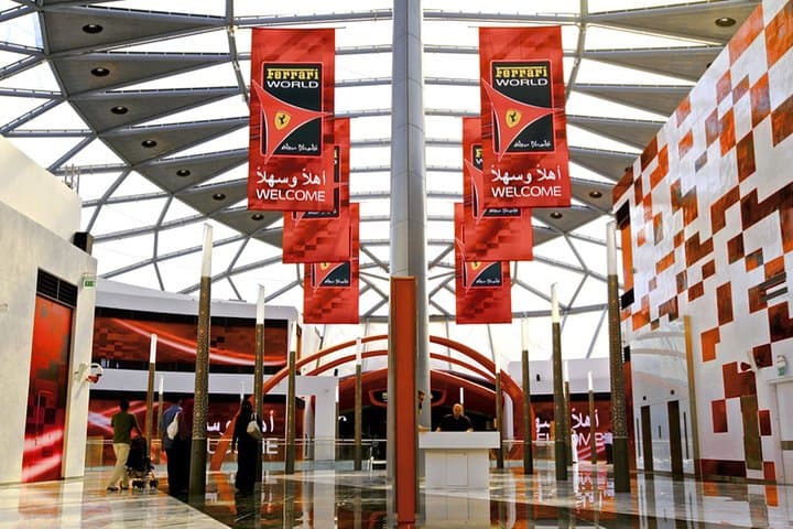 Ferrari world & Warner bros. parks with transfer from Dubai