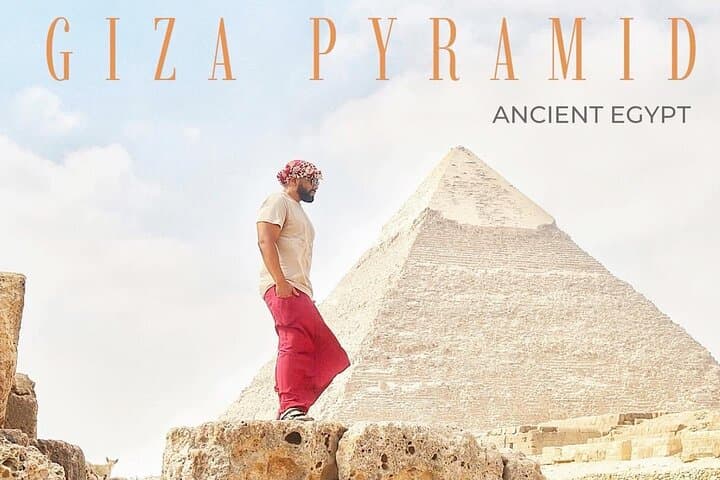 Private guide day Giza Pyramids &camel & Saqqara And Memphis 