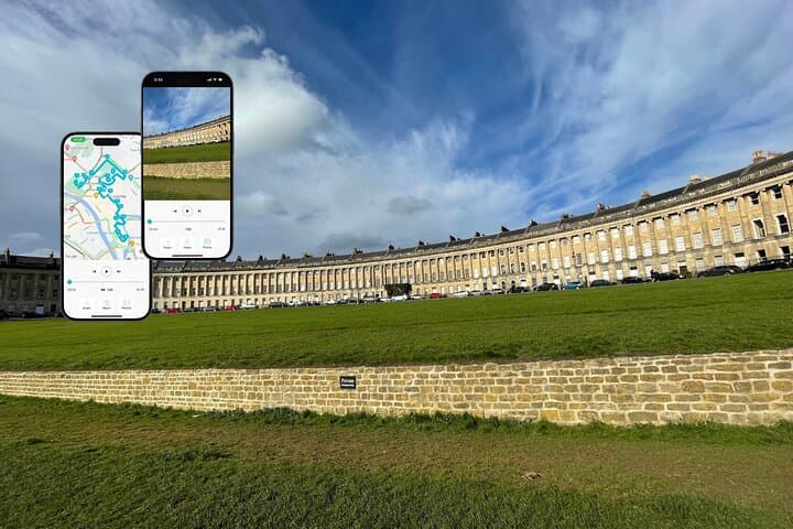 Bath Bridgerton walking tour of filming location with Mobile App