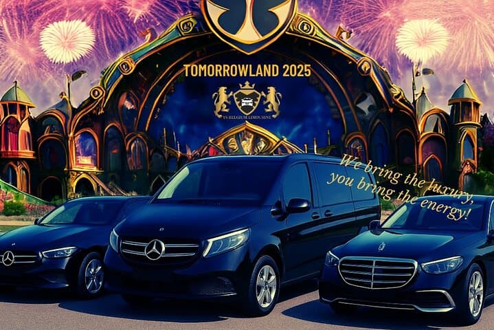 Private Transfer from Brussels to Tomorrowland Dreamville by luxury car