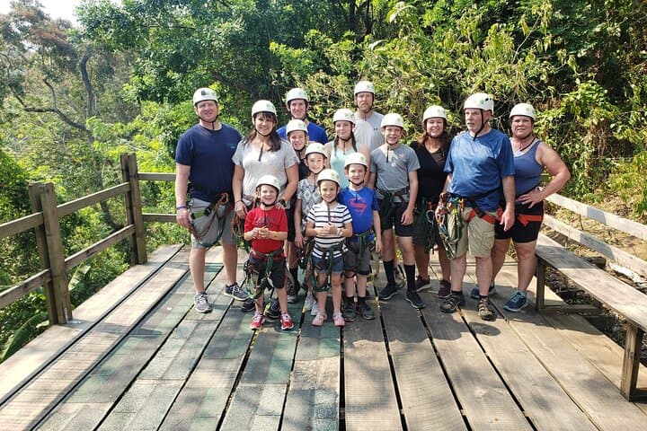 Roatan Mayan Eden Zipline suspension Bridge Butterfly Garden