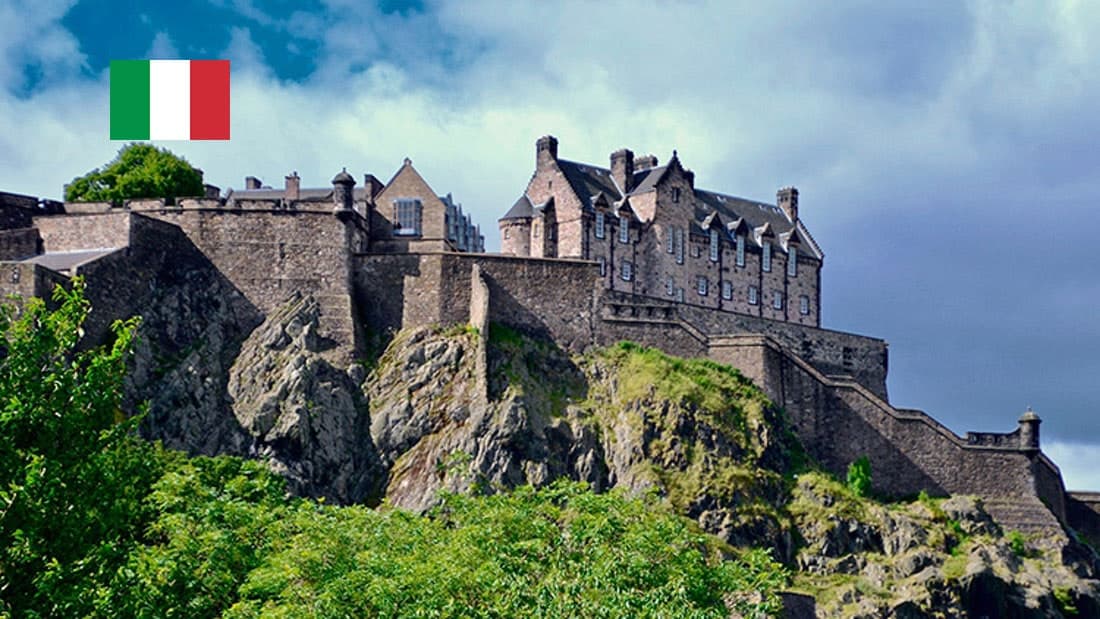 CV-IT Guided tour to Edinburgh Castle - Italian Tour Guide