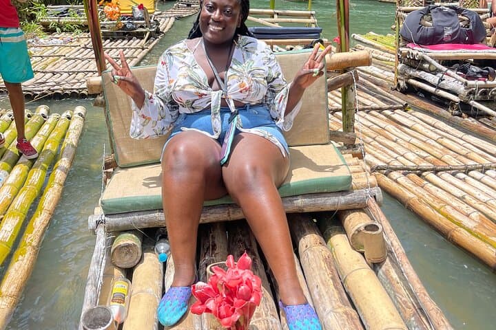 Bamboo Rafting with Limestone Massage from Montego Bay