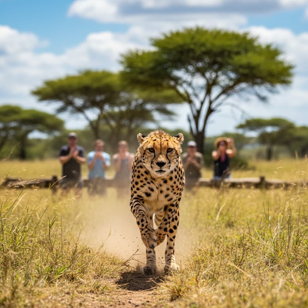 Ann Van Dyk Cheetah Centre Tour from Johannesburg or Pretoria