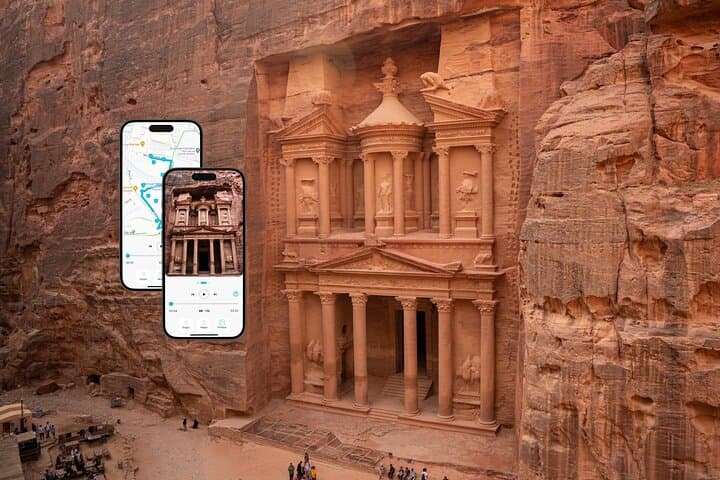 Self Guided Tour of Petra Main Trail with App (No Tickets)