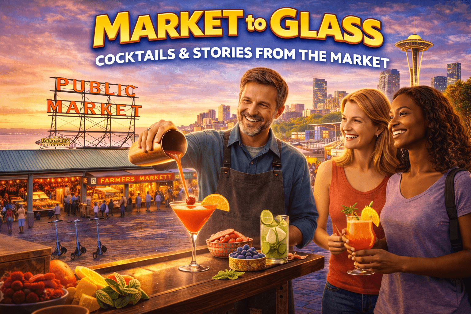 Cocktails And Stories From Pike Place Market
