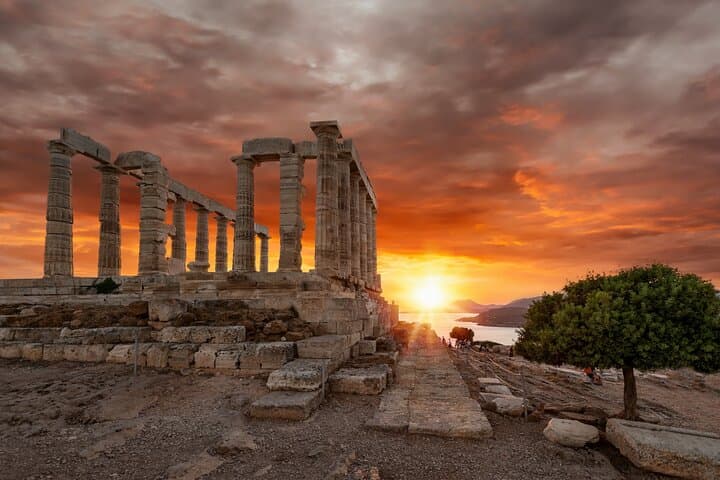 Cape Sounion Sunset Private Trip